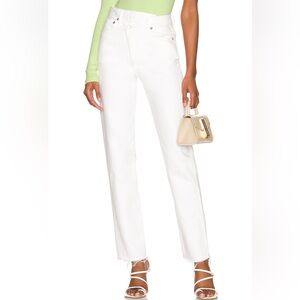 NEW AGOLDE DENIM Criss Cross Straight Jeans